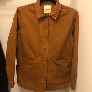 Sezane Will Jacket in Camel, Size Small